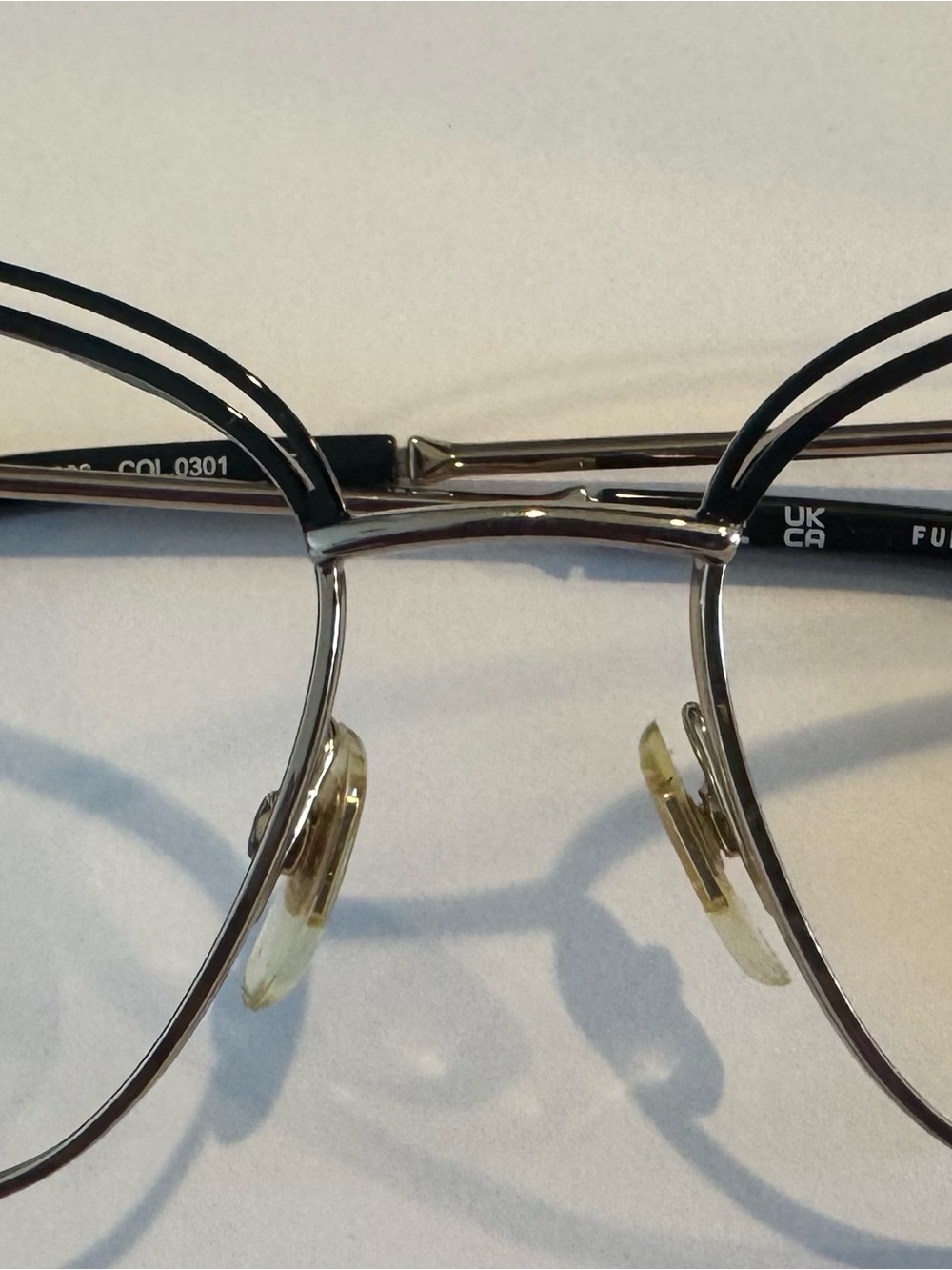 Furla VFU396 Black/Gold #0301 56/17 Eyeglass Frame